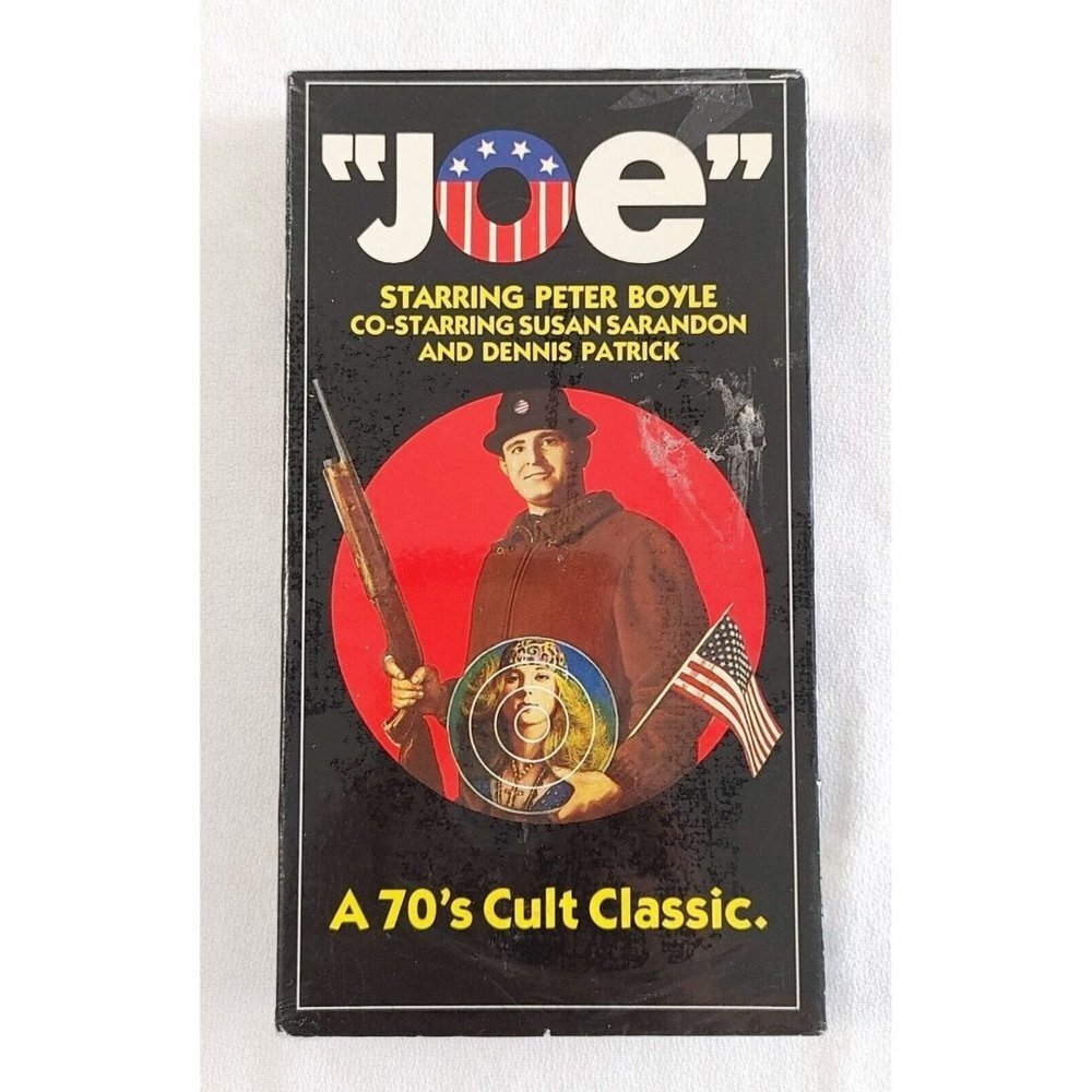 Joe A 70’s Cult Classic Peter Boyle, Susan Sarandon VHS RARE OOP  New Sealed